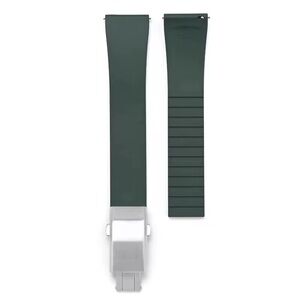 FKM Fluoro Rubber Watch Band
Deployant Clasp Cut To Size Quick Release Size 20m